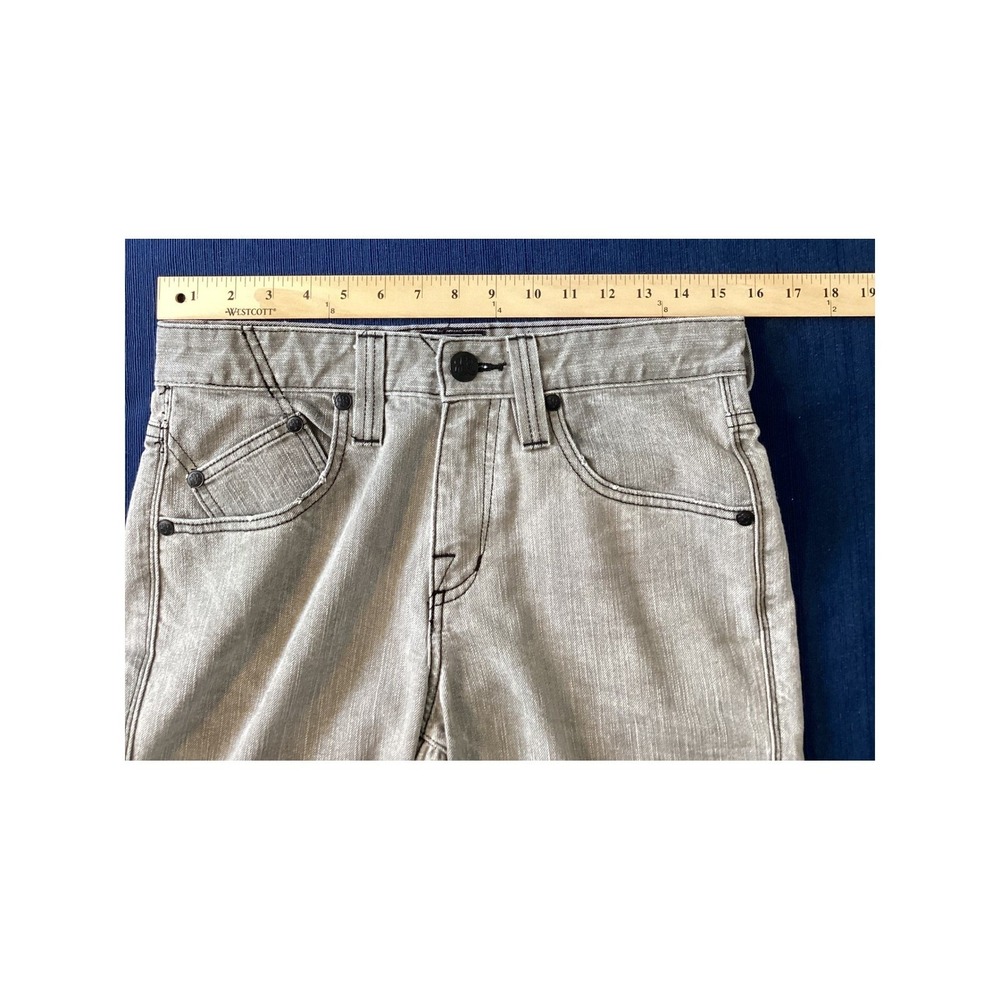 Rock & Republic Motor Jeans 29x30 Grunge Straight Leg Winged Pocket Y2K Rocker - Picture 4 of 9